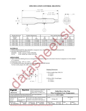 CWT-1502 datasheet  